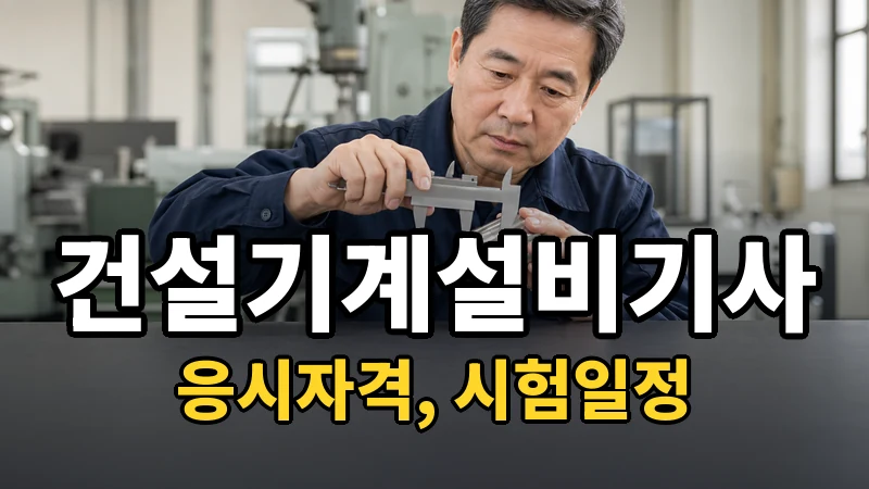 건설기계설비기사 시험일정 2026