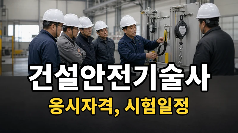 건설안전기술사 시험일정 2026