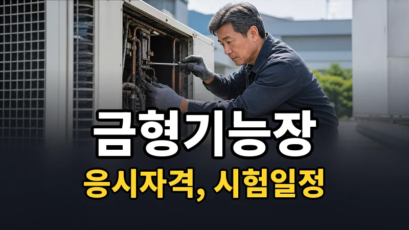 금형기능장 시험일정 2026