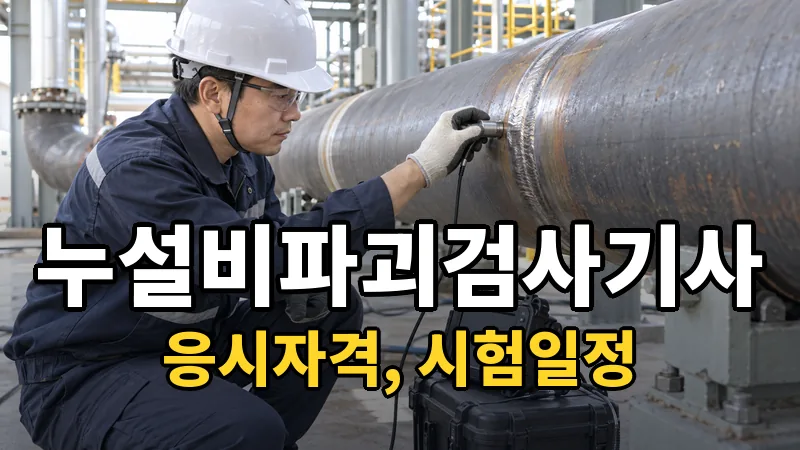 누설비파괴검사기사 시험일정 2026
