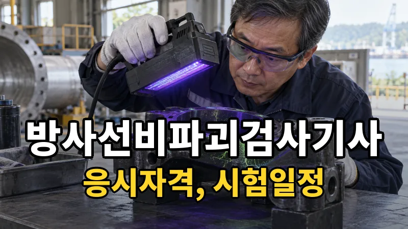 방사선비파괴검사기사 시험일정 2026