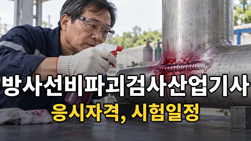 방사선비파괴검사산업기사 시험일정 2026