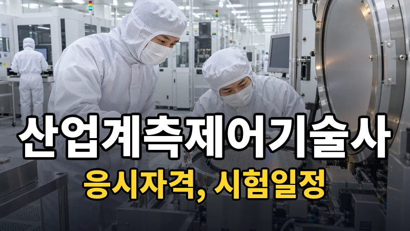 산업계측제어기술사 시험일정 2026