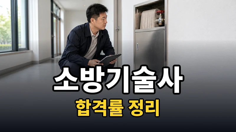 소방기술사 합격률, 필기 0.8%라는 숫자를 읽는 법
