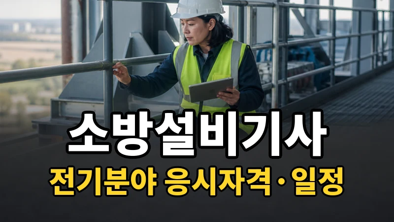 소방설비기사(전기분야) 응시자격·시험일정 2026