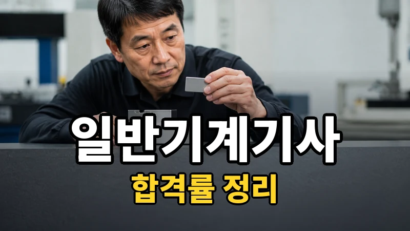 일반기계기사 합격률 — 자세히 보기