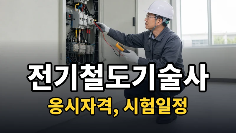 전기철도기술사 시험일정 2026