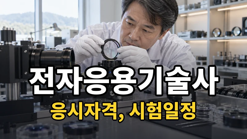 전자응용기술사 시험일정 2026