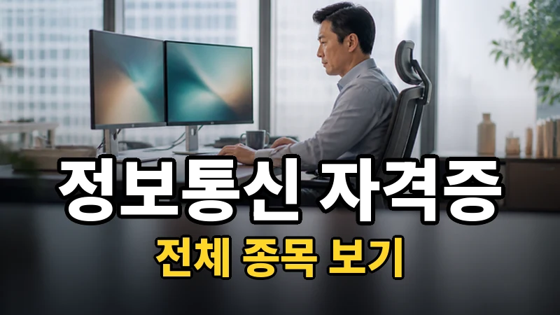 정보통신 자격증 전체 보기