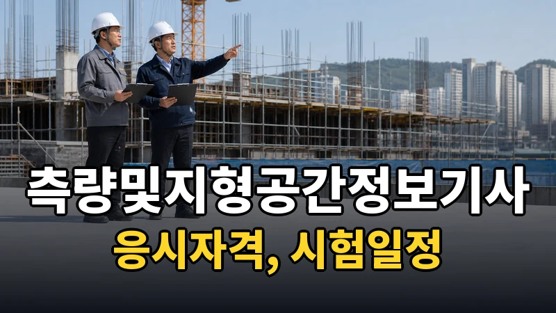 측량및지형공간정보기사 시험일정 2026