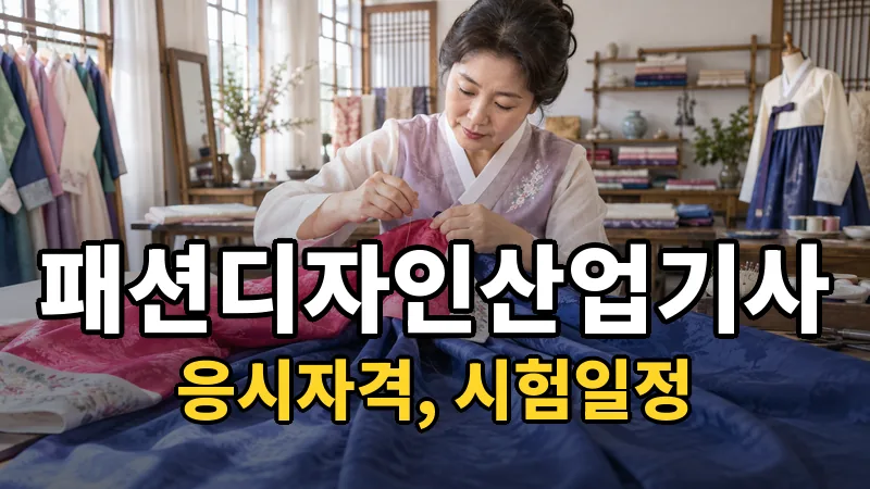 패션디자인산업기사 시험일정 2026