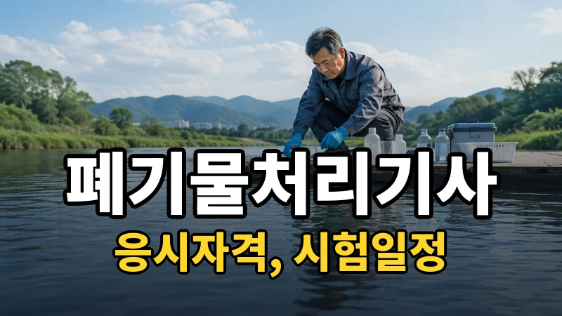 폐기물처리기사 시험일정 2026