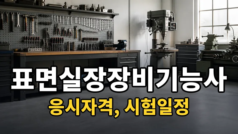 표면실장장비기능사 시험일정 2026