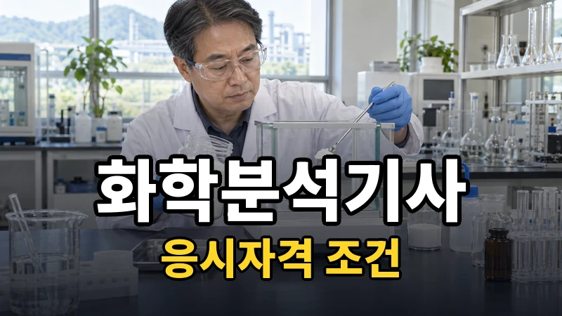 화학분석기사 응시자격 — 자세히 보기