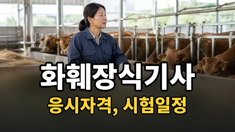 화훼장식기사 시험일정 2026
